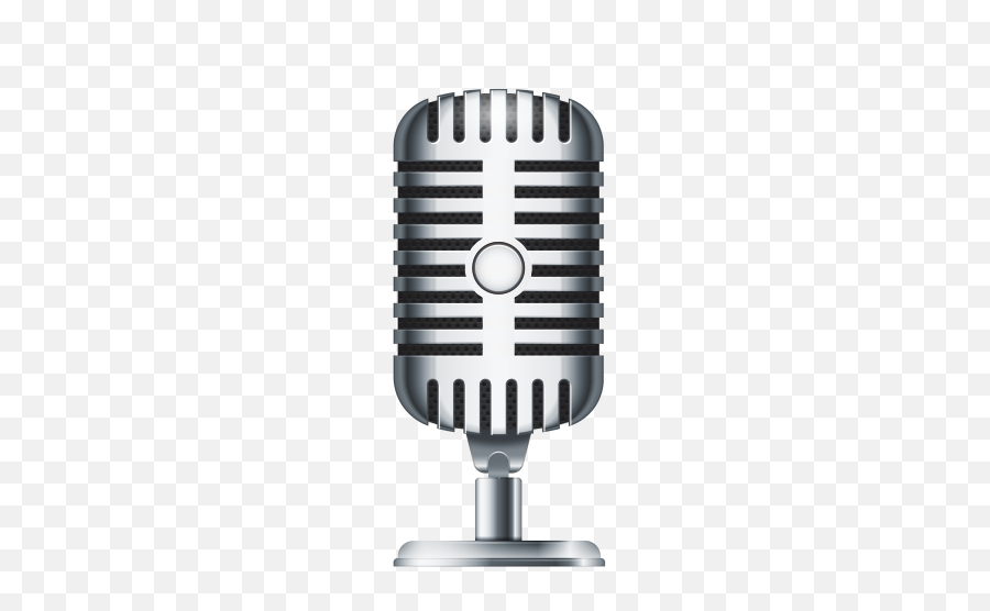 Singing Mike Png File - Singing,Vintage Microphone Png