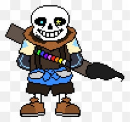 Ink Sans Sprite Gif Clipart - Undertale Ink Sans Pixel Art Png,Sans Sprite Png