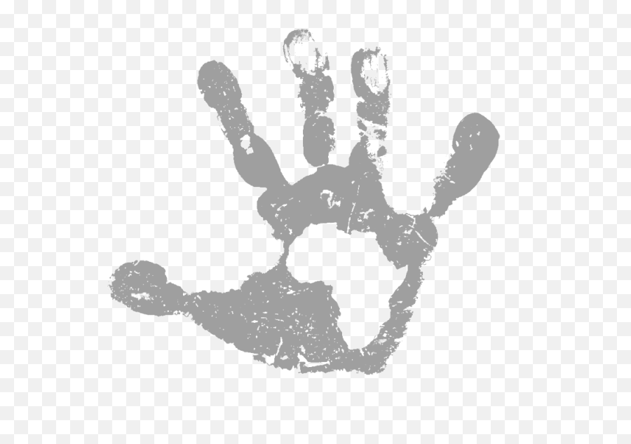 Free Handprint Png Download Clip - Hand Print With Africa,Handprint Png