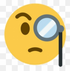Download Detective Eyeglass Glasses Old - Emoji Detective Png,Glasses Emoji Png