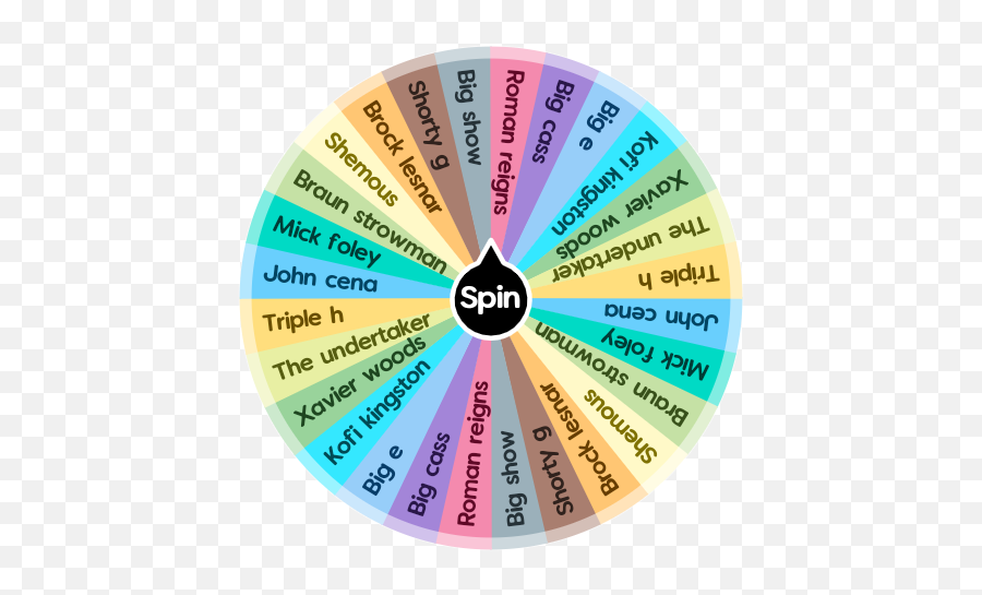 My Favorite Wwe Star Spin The Wheel App - Circle Png,Braun Strowman Png
