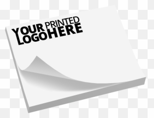 Printed Sticky Pads A7 100 X 75mm - Paper Png,Sticky Notes Png