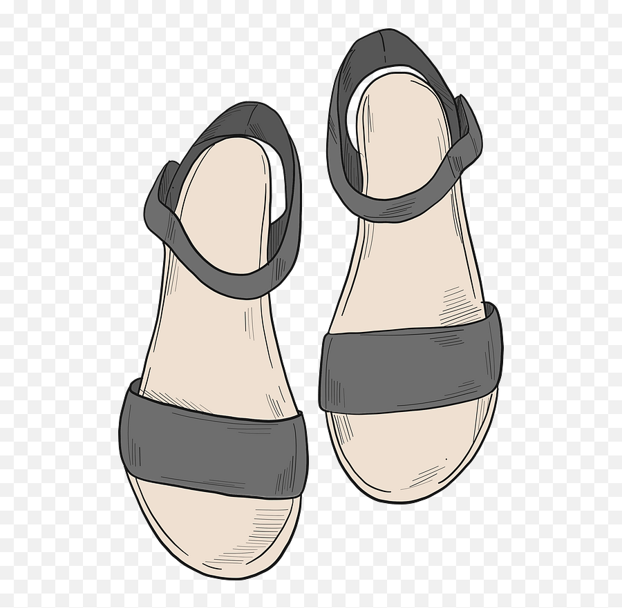 Sandals Clipart Free Download Transparent Png Creazilla - Clip Art,Sandals Png