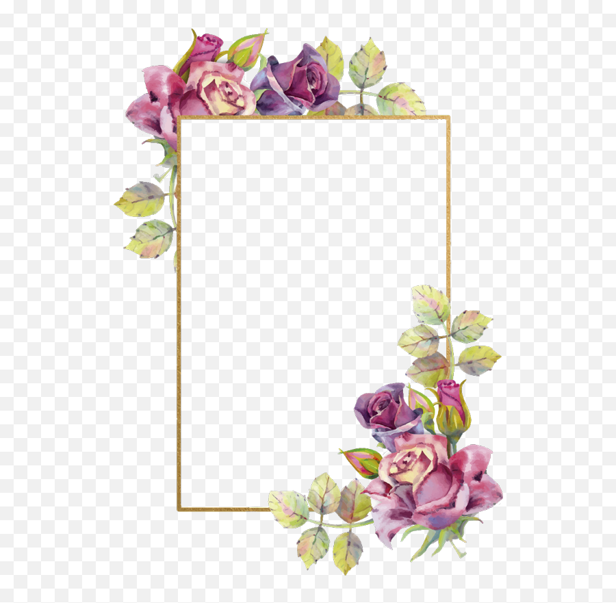 Colorful Flowers Mirror Sticker - Flower Design On Mirror Png,Colorful Flowers Png