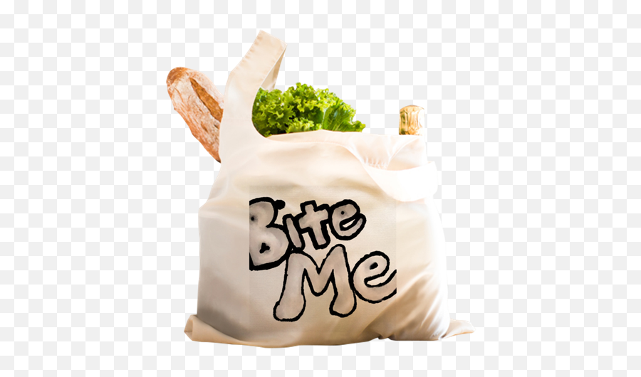 U0027bite Meu0027 Re - Usable Grocery Bag Tote Bag Png,Grocery Bag Png