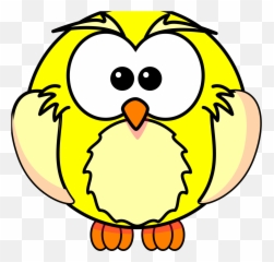 Yellow Owl Svg Clip Arts Download - Download Clip Art Png Owl Clipart Black And White Transparent,Owl Clipart Png