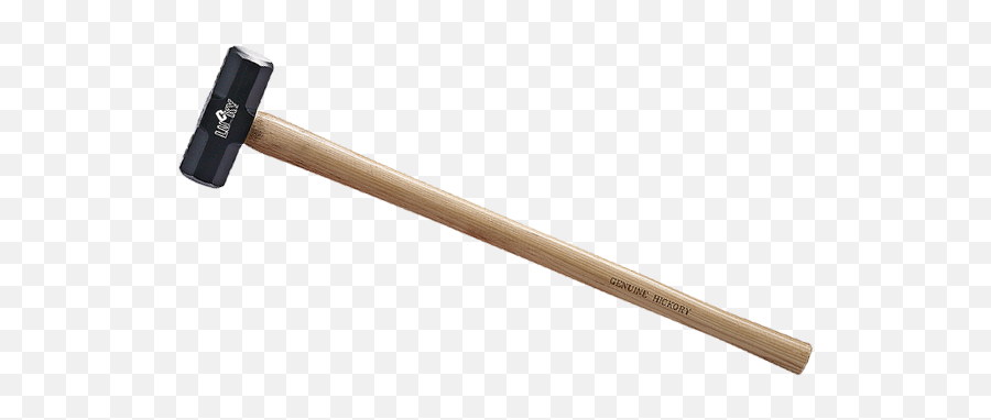 Long Hickory Wood Handle Sledge Hammer Lucky - Brand Hammer Long Png,Mallet Png
