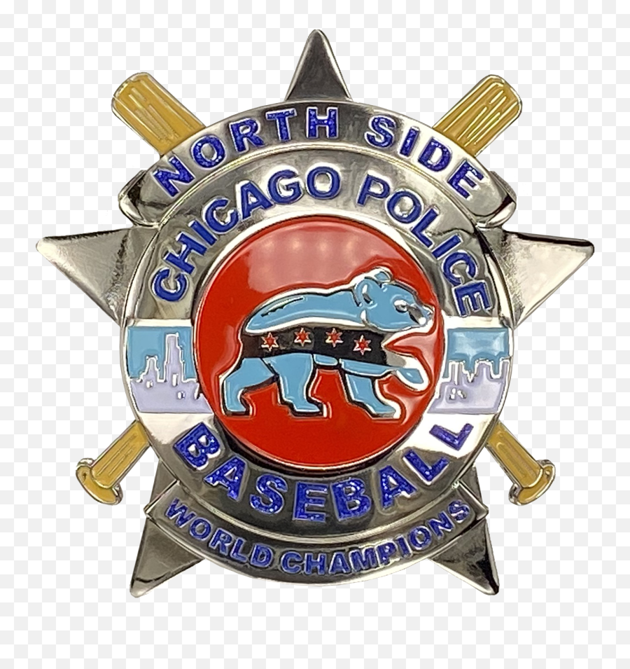 Chicago Police Star Badge Northside Baseball - Emblem Png,Police Badge Transparent