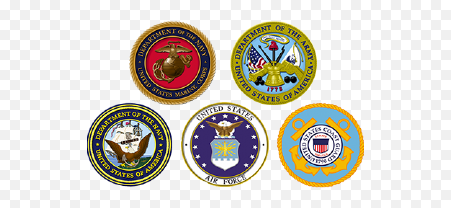 Military Logo Images Free Download - United States Military Branches Png,Military Png
