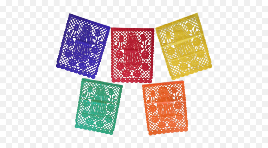 Guadalupe Papel Picado Banner - Paper Png,Mexican Banner Png