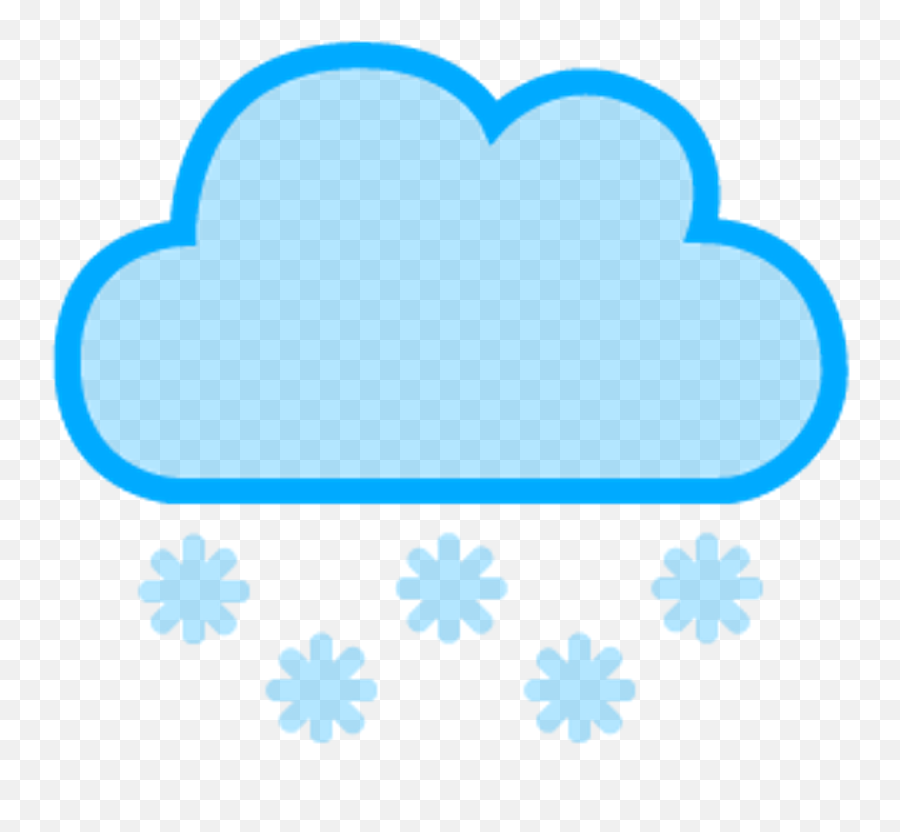 Cloud Clipart Snowing - Rain Weather Symbol Png,Snow Gif Png