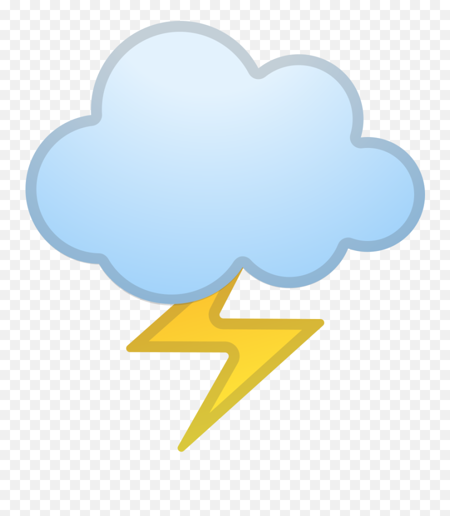 Cloud With Lightning Icon Clipart - Full Size Clipart Lightning Png,Lightning Icon Png