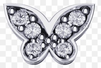 Dchf6531002 Elements Donnaoro White Gold Butterfly Diamond Buy Online - Gold Png,Gold Butterfly Png