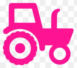 Deep Pink Tractor Icon - Free deep icons Tractor Logo Png Black And White