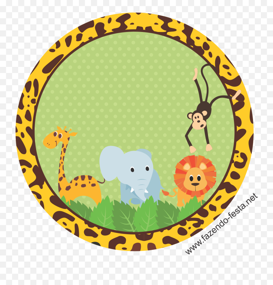 Kit Festa Safari Adesivo Sacolinha - Safari Baby Shower Png Safari Png,Safari Png