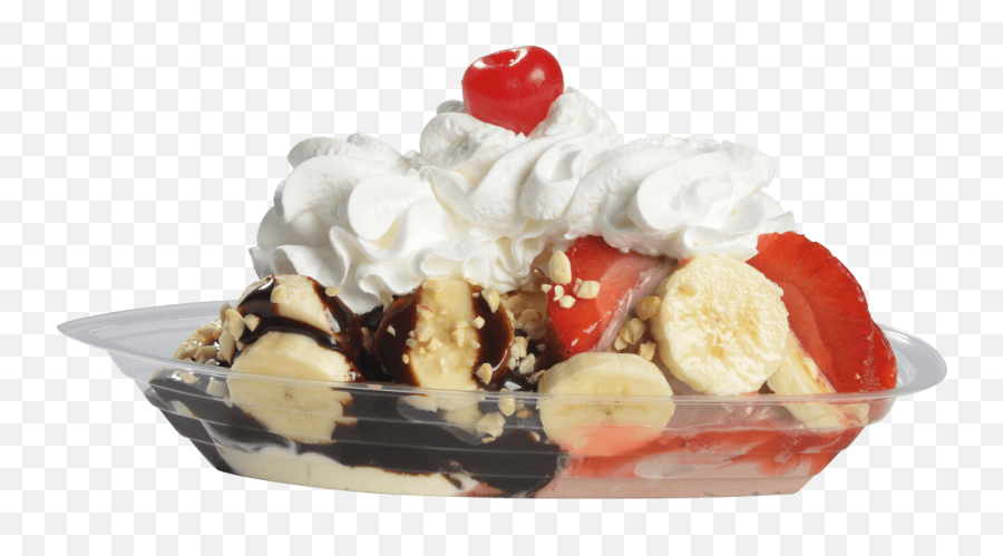 Frozen Custard Desserts - Custard Ice Cream Transparents Png,Banana Split Png