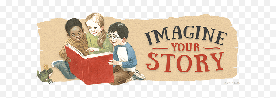 Dcpl Kids - Imagine Your Story Summer Reading Program 2020 Png,Reading Png