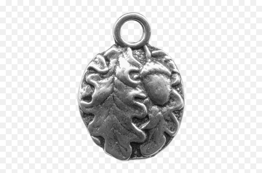 Charm Britannia Metal Oak Leaf Acorn - Solid Png,Oak Leaf Png