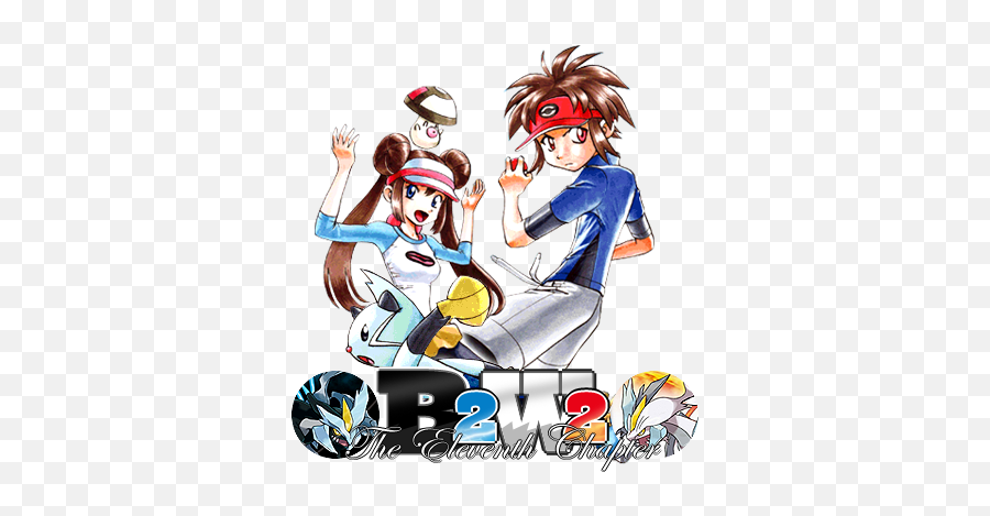 Pokémon Special - Black 2 U0026 White 2 Saga Pokemon Adventures Black 2 And White 2 Png,Pokemon Logo Black And White