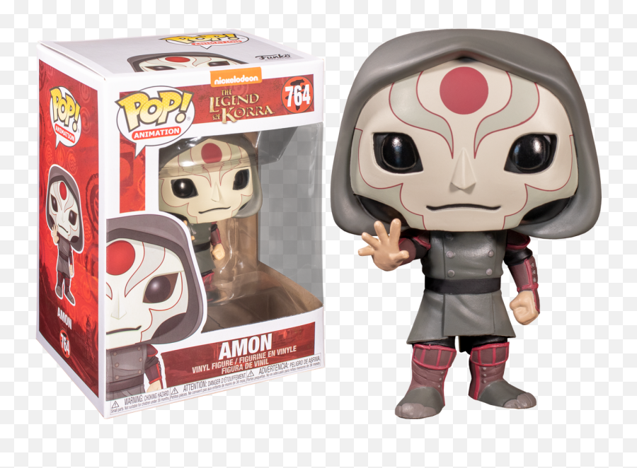 Funko Pop Animation The Legend Of Korra - Amon Vinyl Figure 764 Funko Pop Korra Amon Png,Korra Png