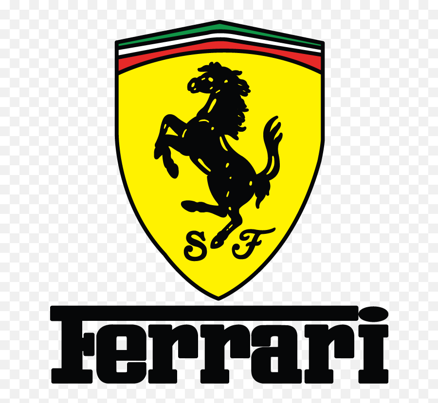 Ferrari Y - Drawing Of Ferrari Logo Png,Ferarri Logo