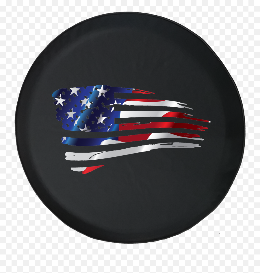 Download Jeep Wrangler Tire Cover With - American Png,American Flag Circle Png