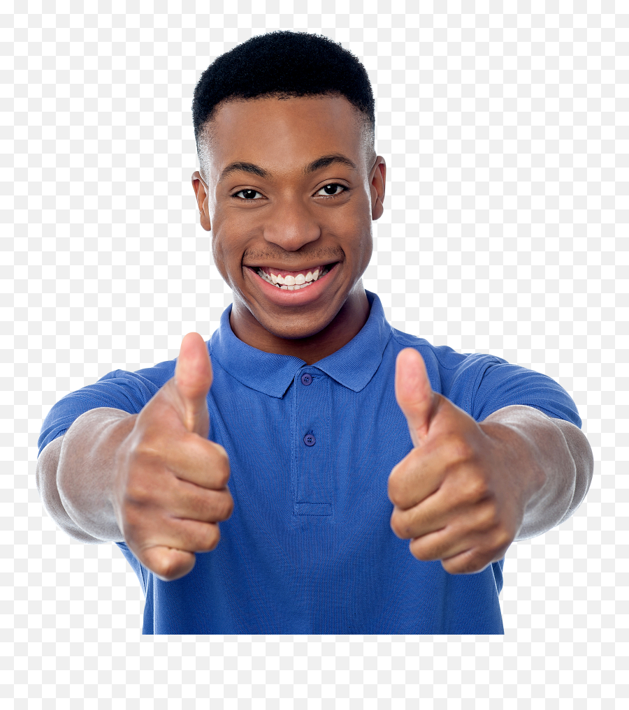 Download Men Pointing Thumbs Up Png Thumb