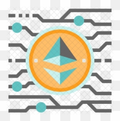Ethereum Cryptocurrency Icon - Digital png