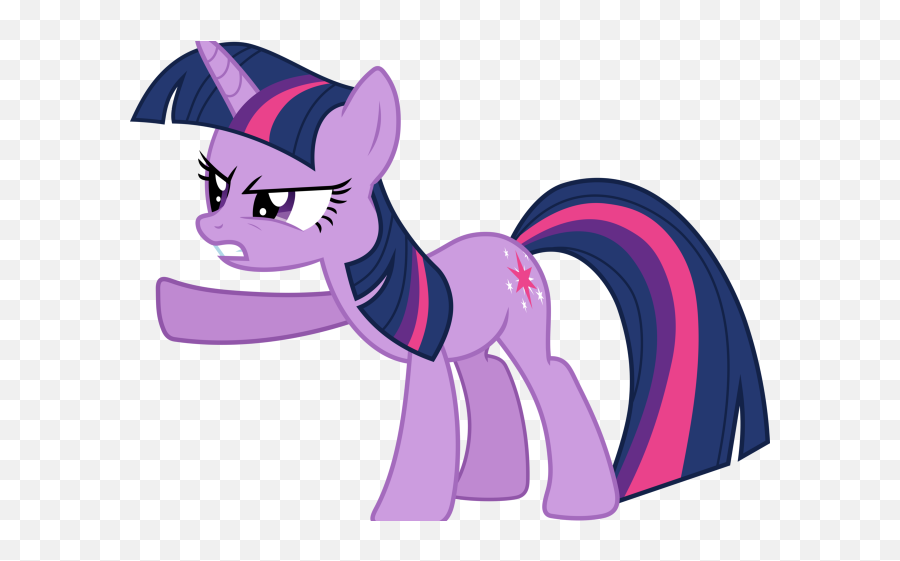 Download Angry Emoji Clipart Unicorn - Mlp Twilight Sparkle Twilight Sparkle My Little Pony Mad Png,Transparent Sparkle Emoji
