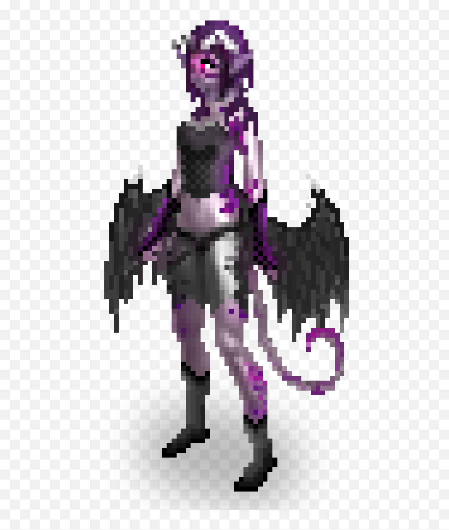 Ebony Demon My First Pixel Art Attempt Pixelart - Illustration Png,Demon Transparent
