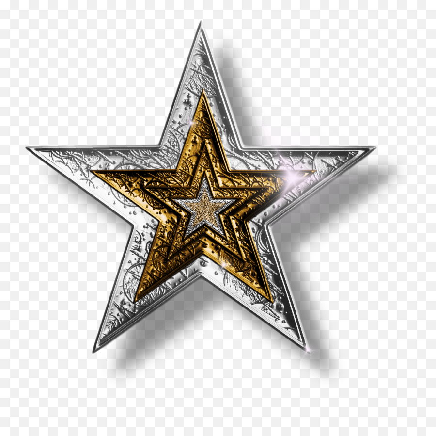 Dallas Cowboys Star Png 3 Image - Silver And Gold Stars,Dallas Cowboys Star Png
