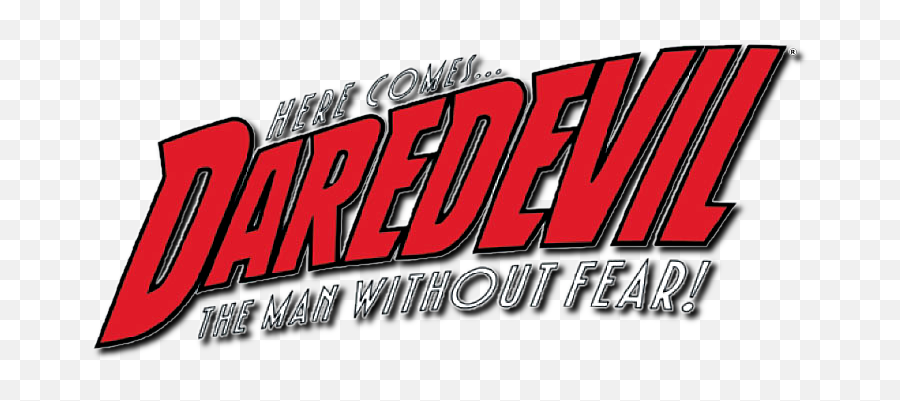 Daredevil Logo Png 8 Image - Daredevil Comic Title Logo,Daredevil Transparent