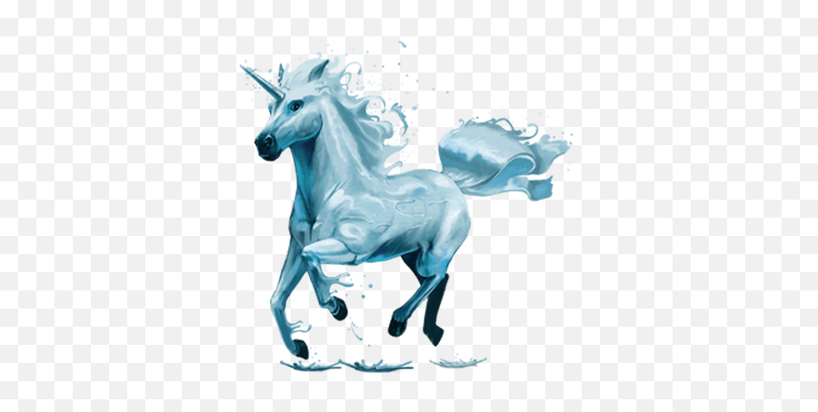 Unicorn Water Transparent Png - Stickpng Water Element Howrse,Transparent Unicorn
