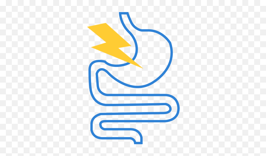 Common Tummy Problems - Stomach Ache Vertical Png,Intestine Icon