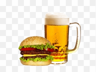 4570book Hd Ultra Burger And Beer Clipart Png Pack 4481 - Beer And Food Png,Beer Clipart Transparent Background