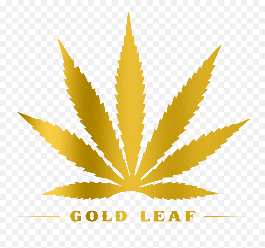 Gold Weed Leaf Png - Marijuana Leaf,Pot Leaf Transparent Background