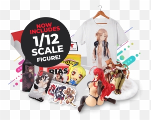 The Only Anime Crate With Figures Voting And Ecchi - Otaku Box png
