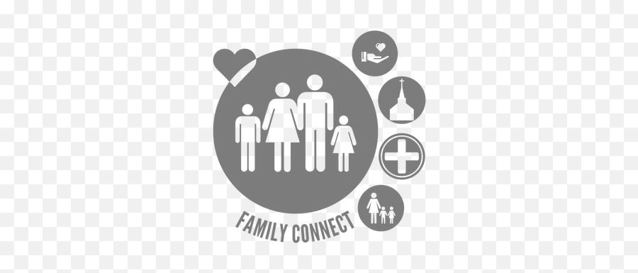 Crossroads Of Life - Compassion Ministries Sharing Png,Family Icon White