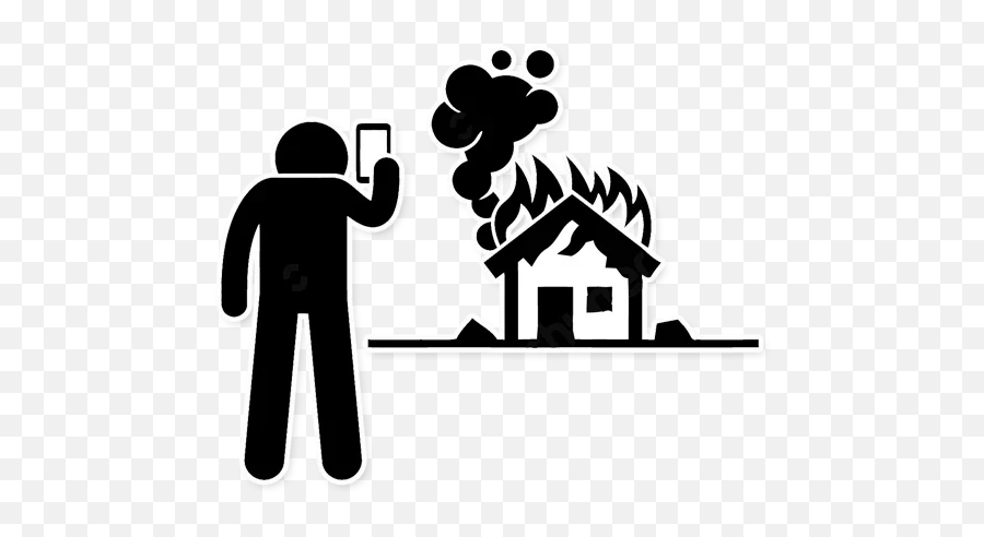 Telegram Sticker From Funny Icon Pack - Arson Icon Png,Icon Decal