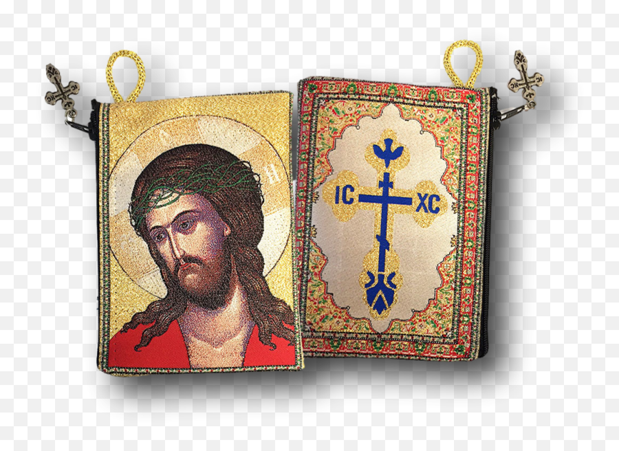 Rosary Holders St Thomas More Books U0026 Gifts - Christian Cross Png,Jesus Baptism Icon