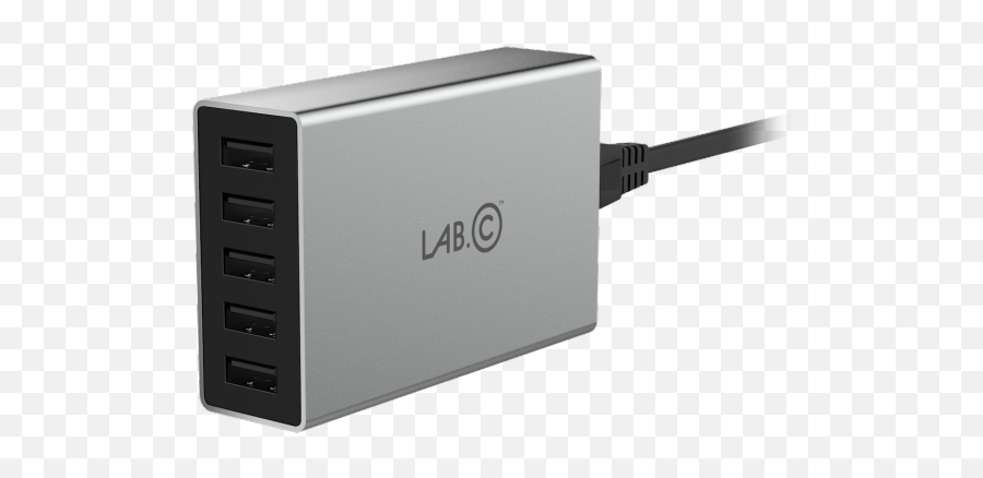 Labc X5 5port Usb Wall Charger Space Gray - Electronics Brand Png,Jawbone Icon Usb Charger