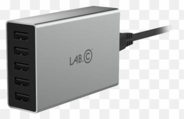 Labc X5 5port Usb Wall Charger Space Gray - Electronics Brand png