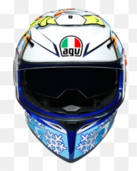 K3 Sv Dot Top - Rossi Winter Test 2016 Agv K3sv Winter Test 2016 Png,2012 Icon Helmets