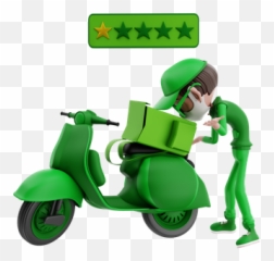 Premium Delivery Man Getting Bad Review 3d Illustration Png