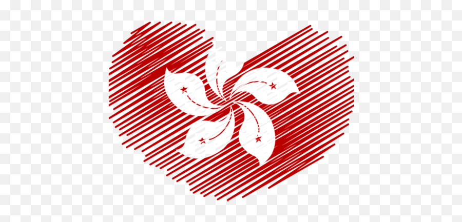 Hong Kong Profile Picture Filter Overlay For Facebook - Hong Kong Flag Heart Png,Facebook Heart Png