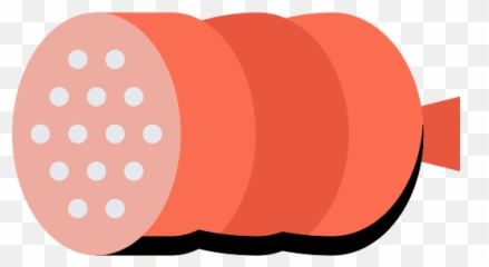 Sausage Salami Png Icon - Circle,Salami Png