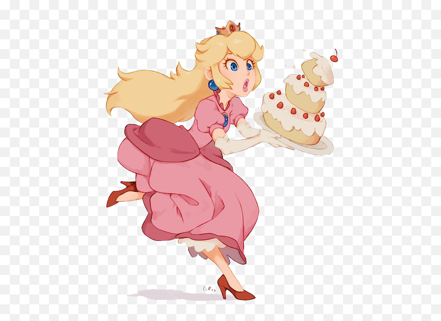 Mario Bros Transparent - Princess Peach Happy Birthday Png,Mario Transparent