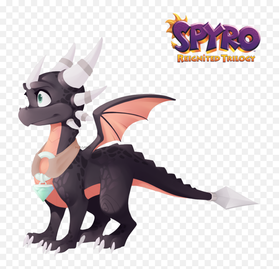 Cynder Darkness Spyro Freetoedit - Cartoon Png,Spyro Reignited Png