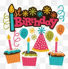 1st Birthday Svg Scrapbook Collection - Birthday For Boy Png,Birthday Girl Png