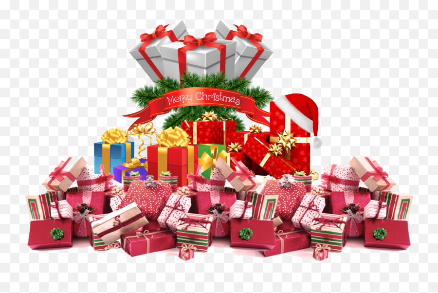 Twas The Night Before Christmas - Presents Pile Png,Christmas Present Transparent
